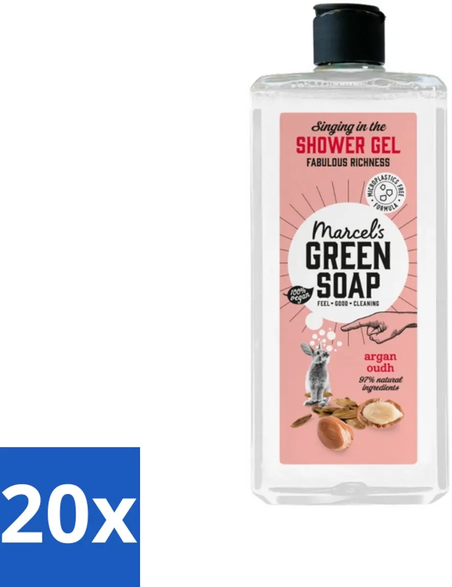 Marcel's Green Soap Douchegel Argan & Oudh 300ml