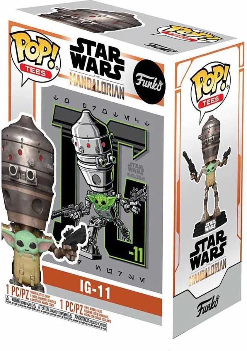 Funko Pop! & Tee Box Star Wars The Mandalorian - XL - Grijs/Multicolor