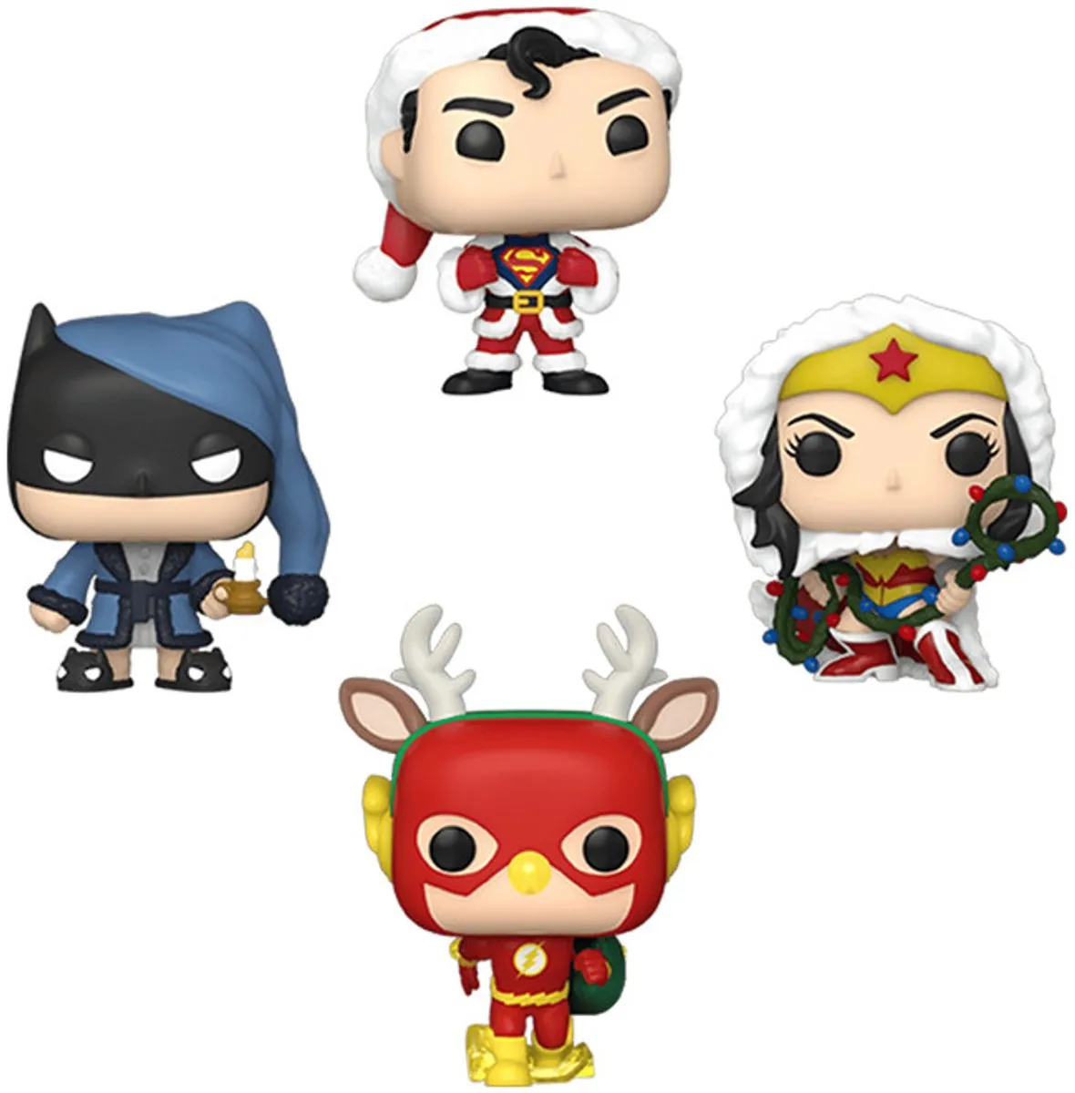 Funko DC Comics Justice League Pocket POP! Verzamelfiguren - 4 Stuks - 4cm - Multicolor