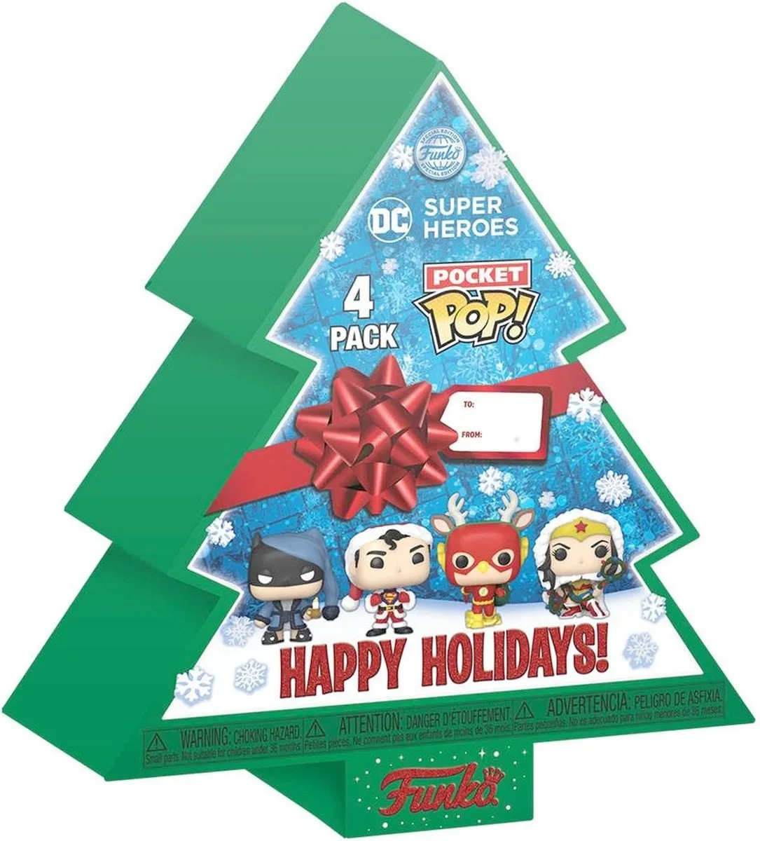 Funko DC Comics Justice League Pocket POP! Verzamelfiguren - 4 Stuks - 4cm - Multicolor