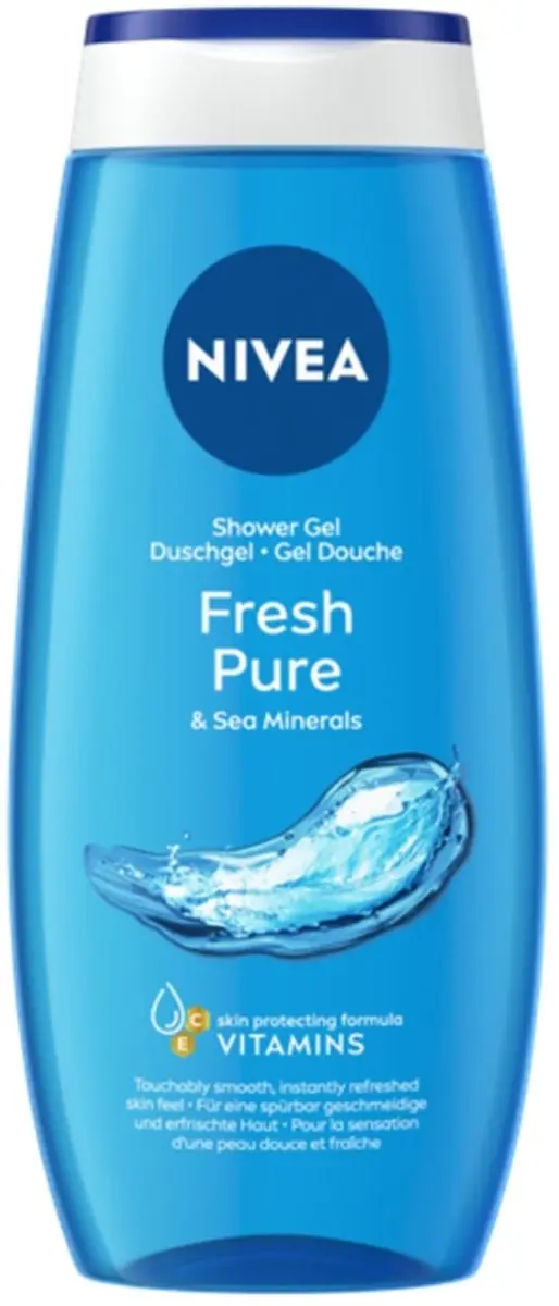 NIVEA Douchegel Fresh Pure 250ml - 6 Stuks