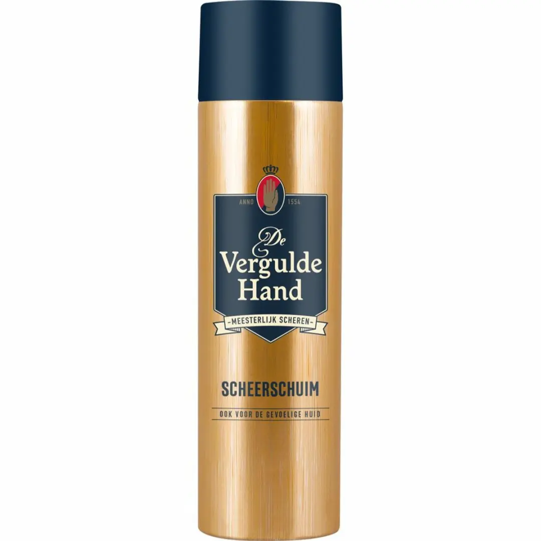 Vergulde Hand Scheerschuim 250ml - 3 Stuks