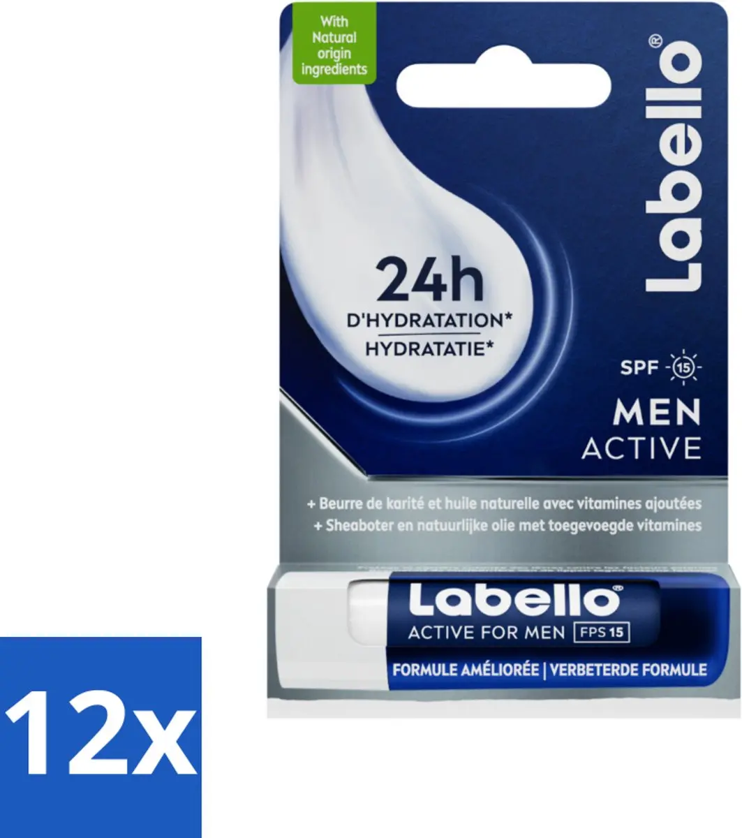 Labello Active For Men Lippenbalsem SPF 15