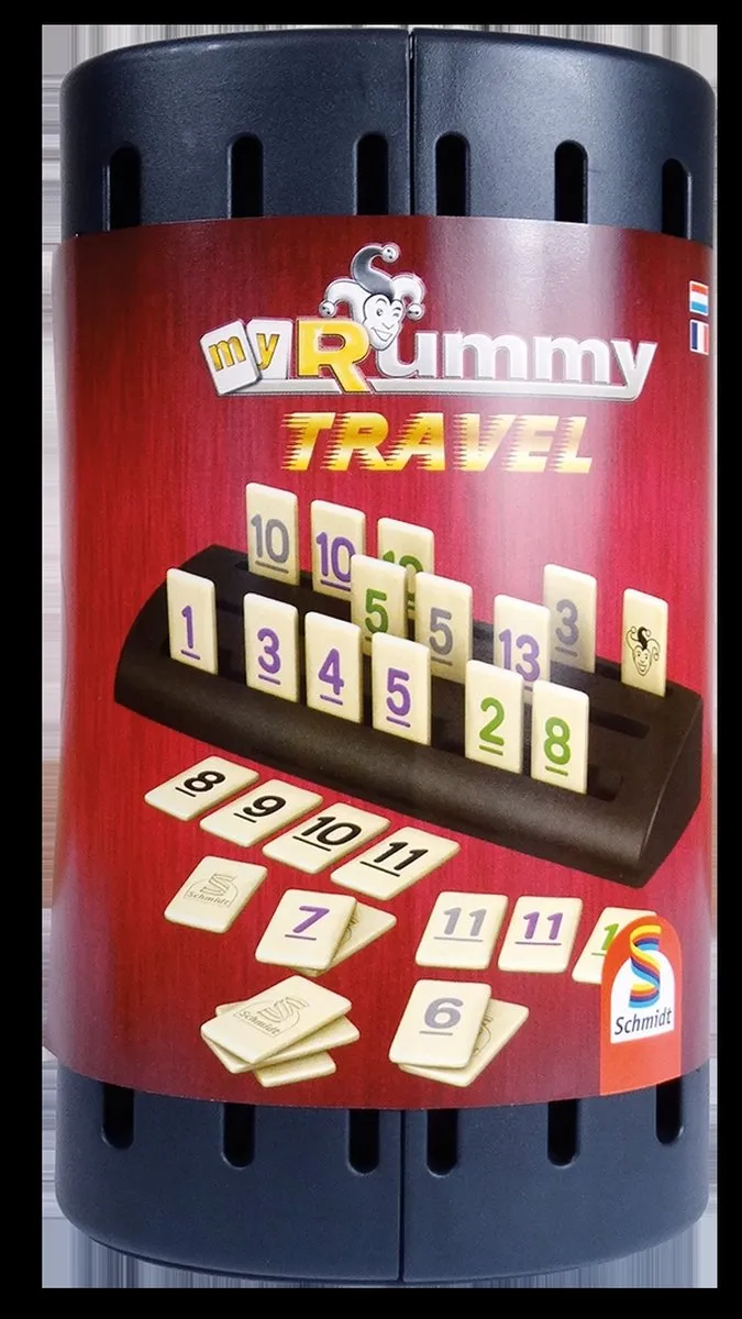 999 Games MyRummy Travel - 4 Spelers - Multi