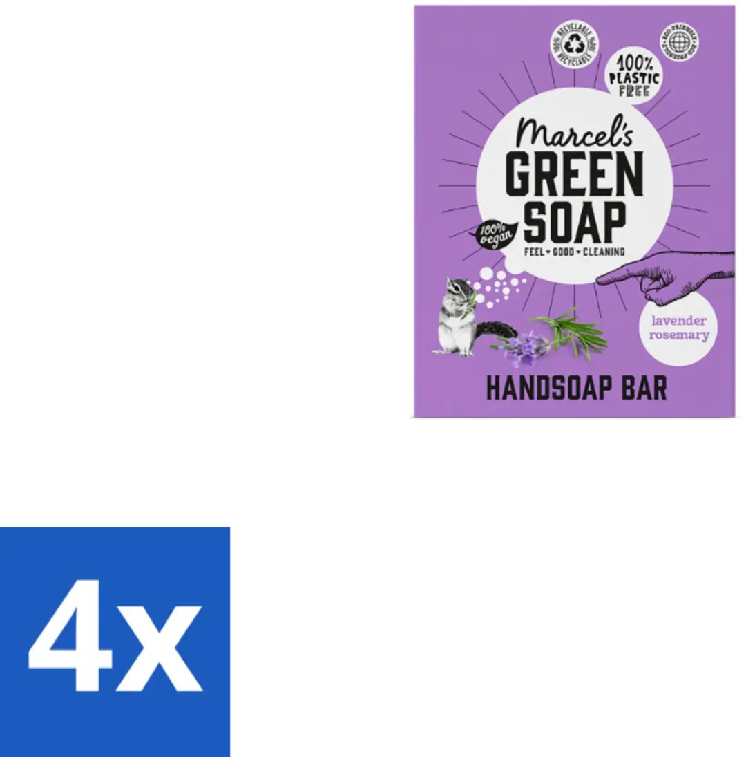 Marcel's Green Soap Handzeep Bar Lavendel & Rozemarijn