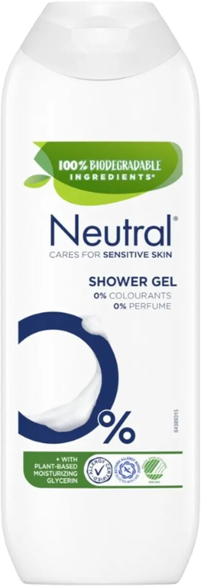 Neutral Douchegel Parfumvrij 250ml - 25 Stuks