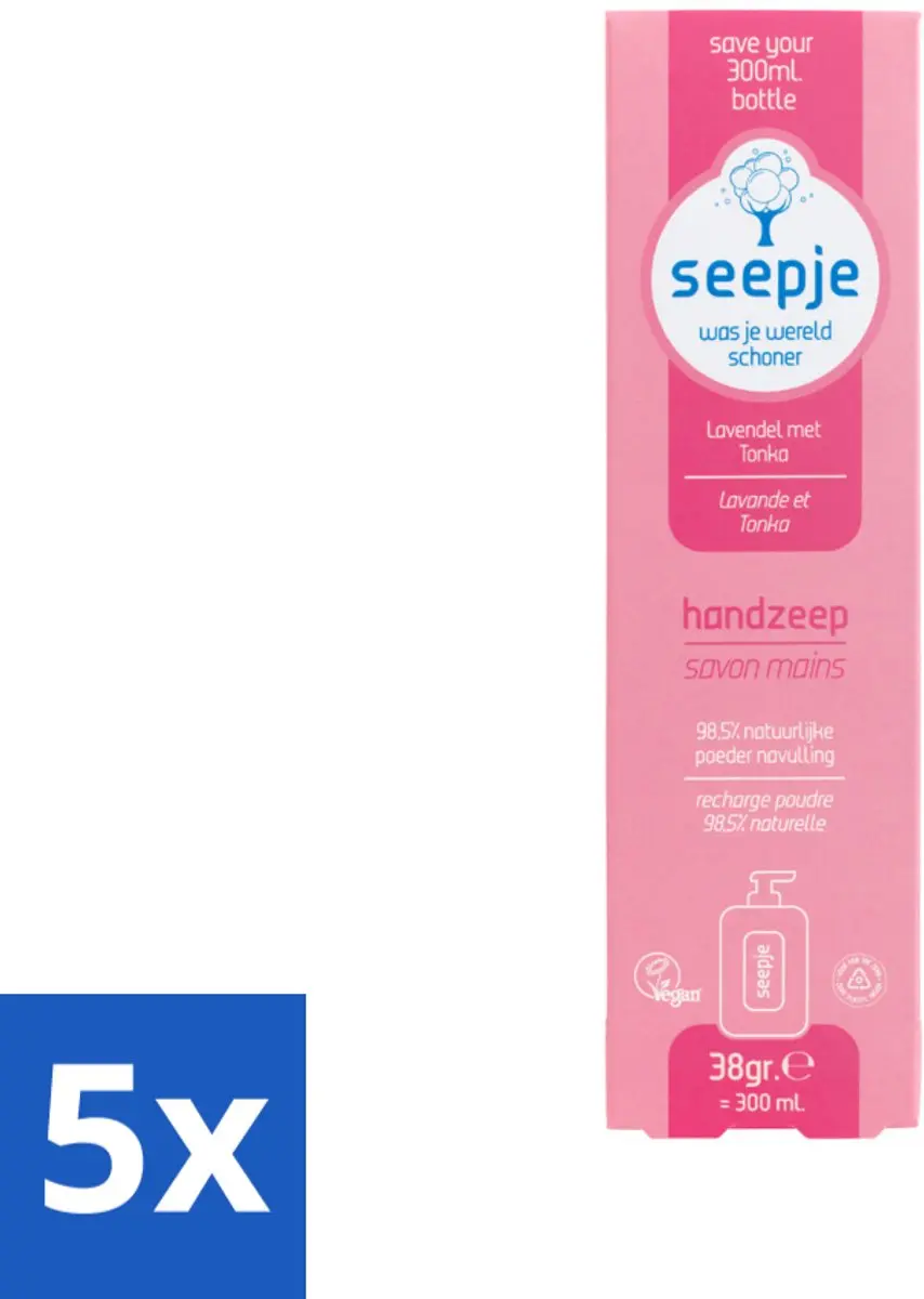 Seepje Handzeep Lavendel met Tonka