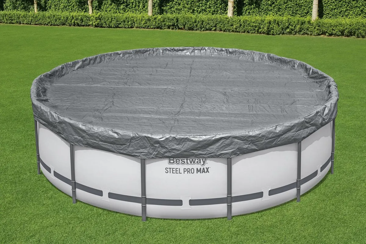 Bestway Premium Zwembadafdekking 457cm - Grijs
