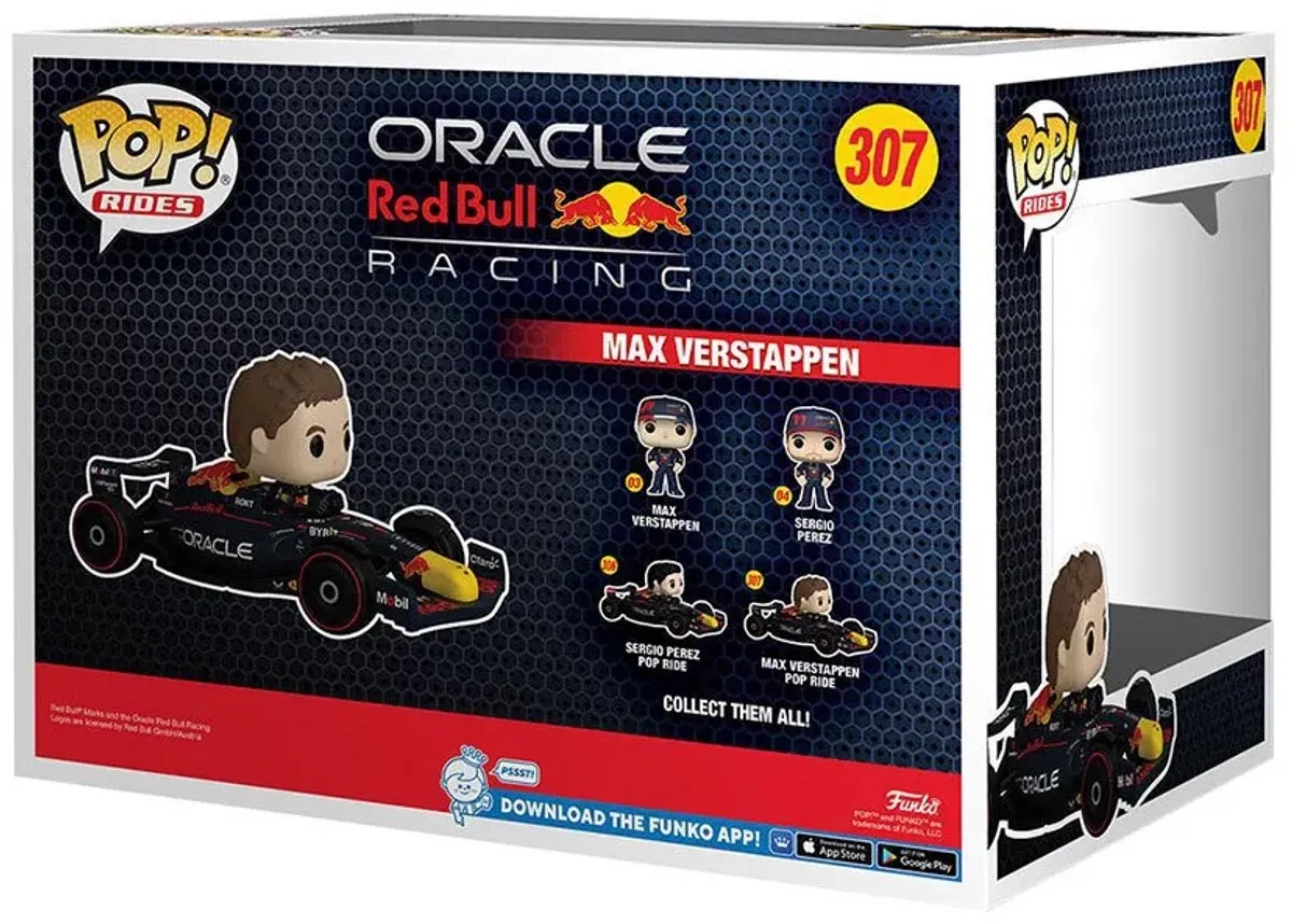 Funko Pop Max Verstappen Formule 1 - Pop Rides #307