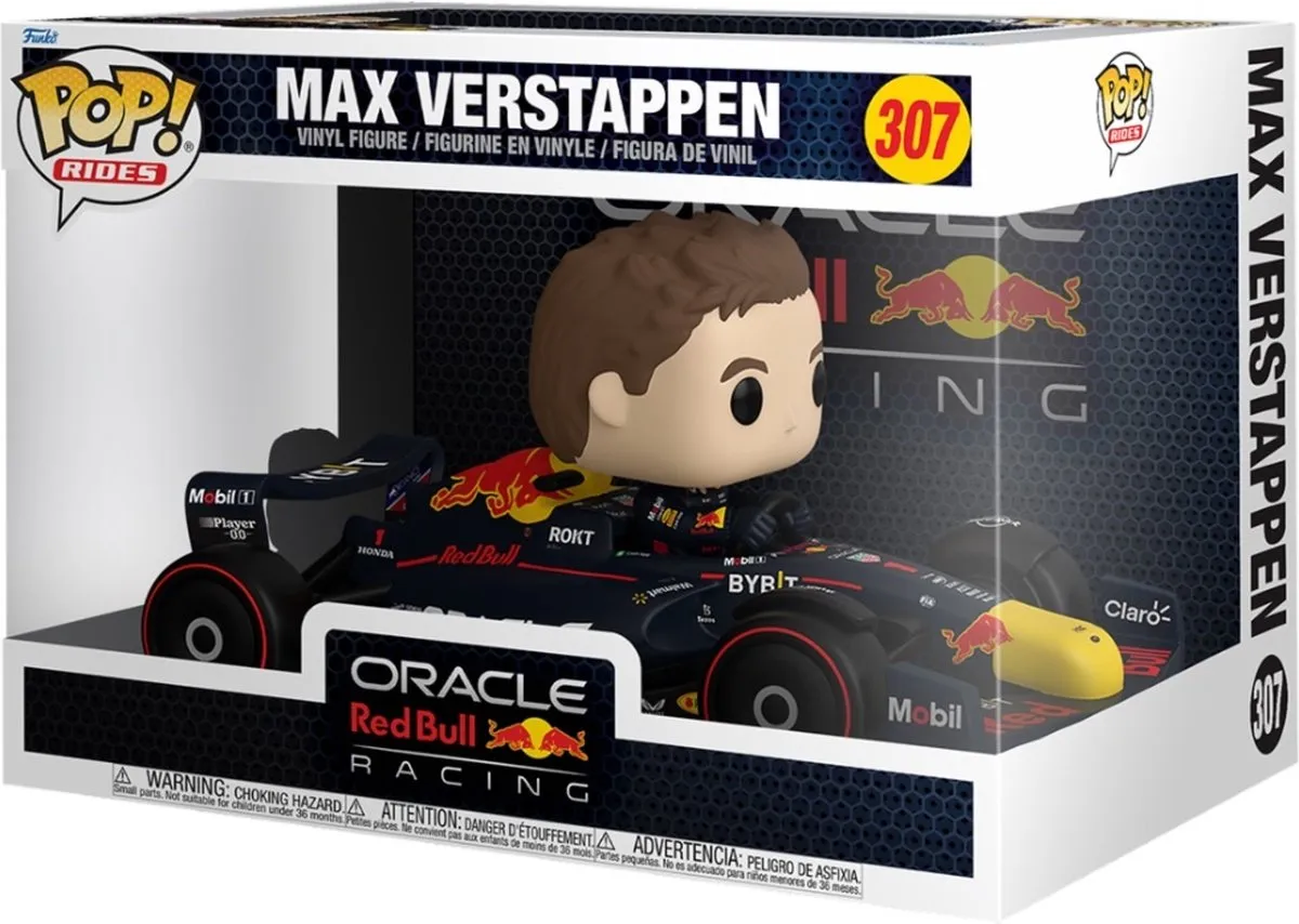 Funko Pop Max Verstappen Formule 1 - Pop Rides #307