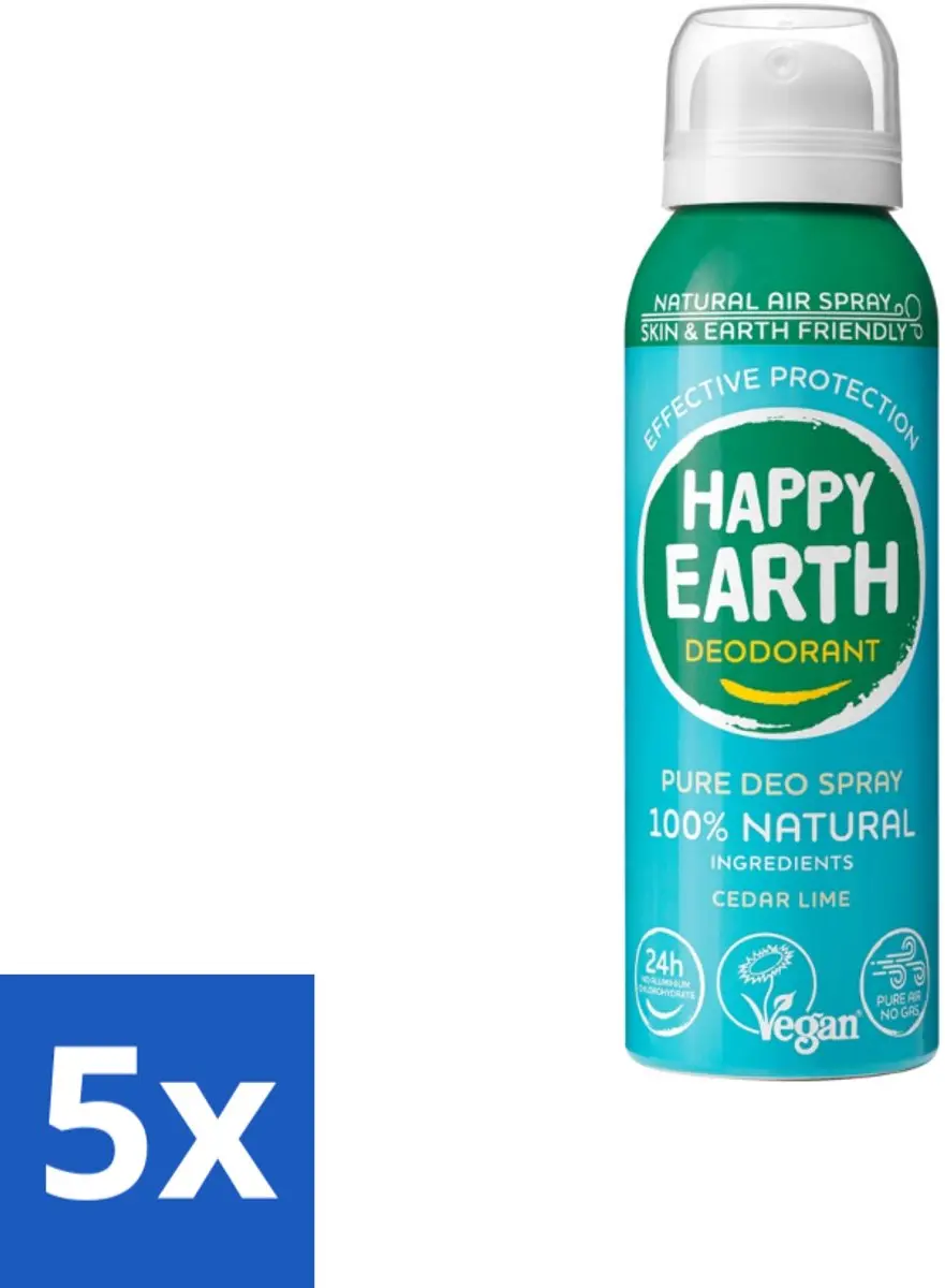 Happy Earth Deodorant Natural Air Spray 100ml