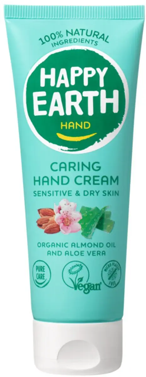 Happy Earth Handcrème 75ml - 12 Stuks