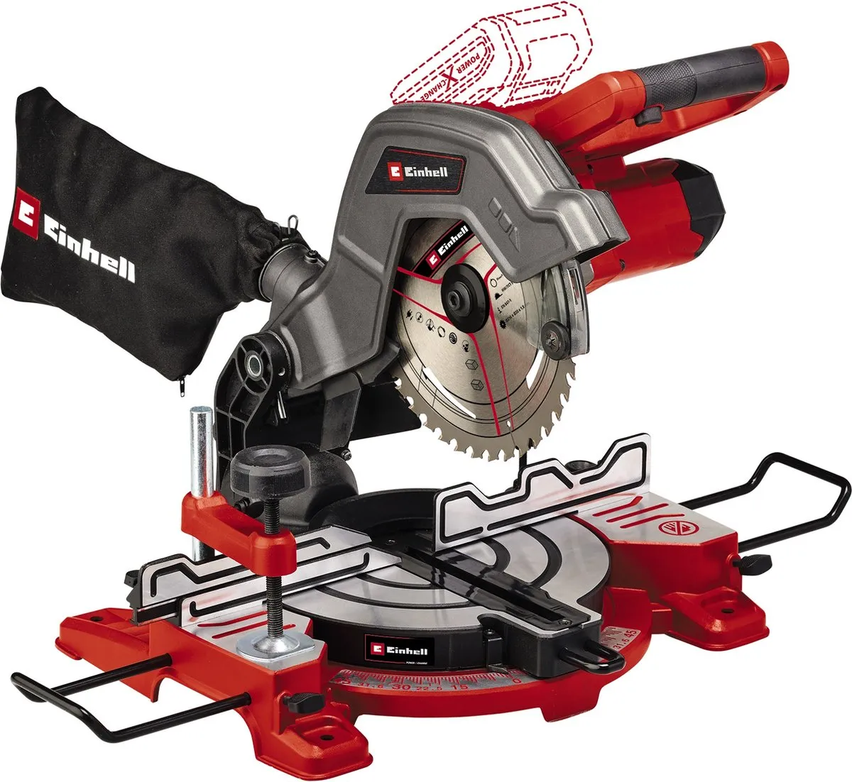 Einhell TE-MS 18/8 Li Solo Accu Afkort-/Verstekzaag