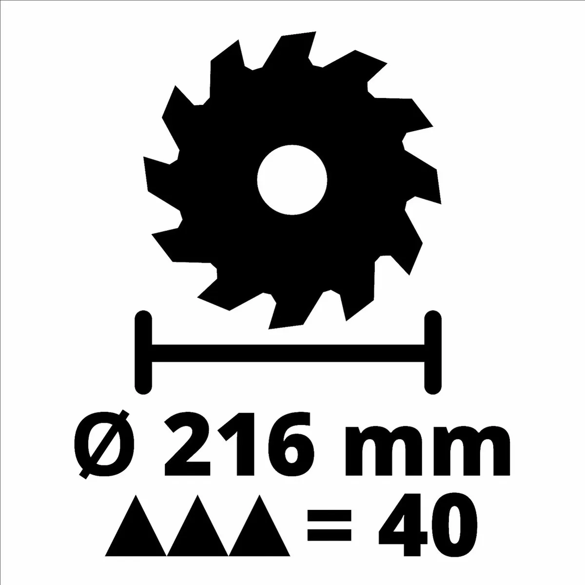 Einhell TE-MS 18/8 Li Solo Accu Afkort-/Verstekzaag - 216mm - 40 tanden