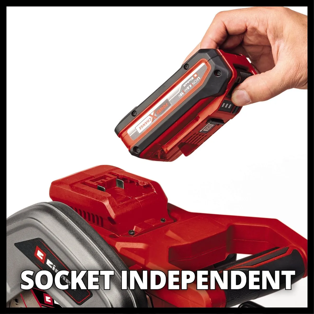 Einhell TE-MS 18/8 Li Solo Accu Afkort-/Verstekzaag - 216mm - 40 tanden
