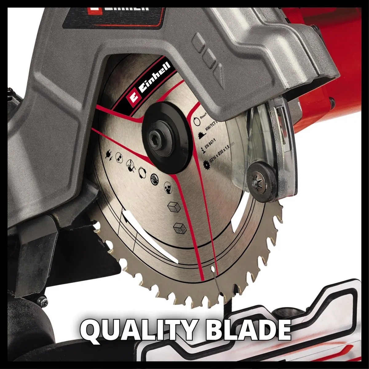 Einhell TE-MS 18/8 Li Solo Accu Afkort-/Verstekzaag - 216mm - 40 tanden