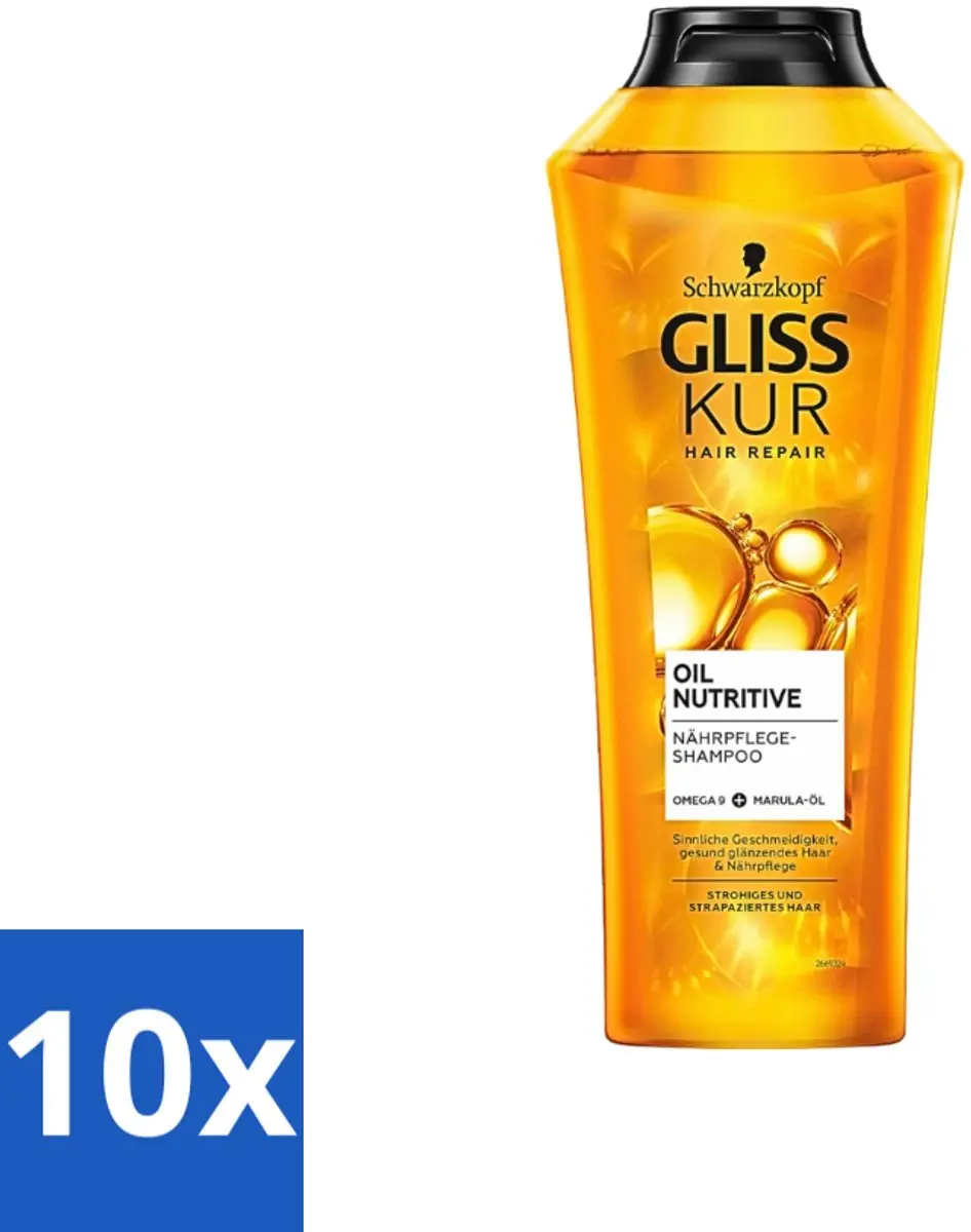 Gliss Kur Oil Nutritive Shampoo 400ml