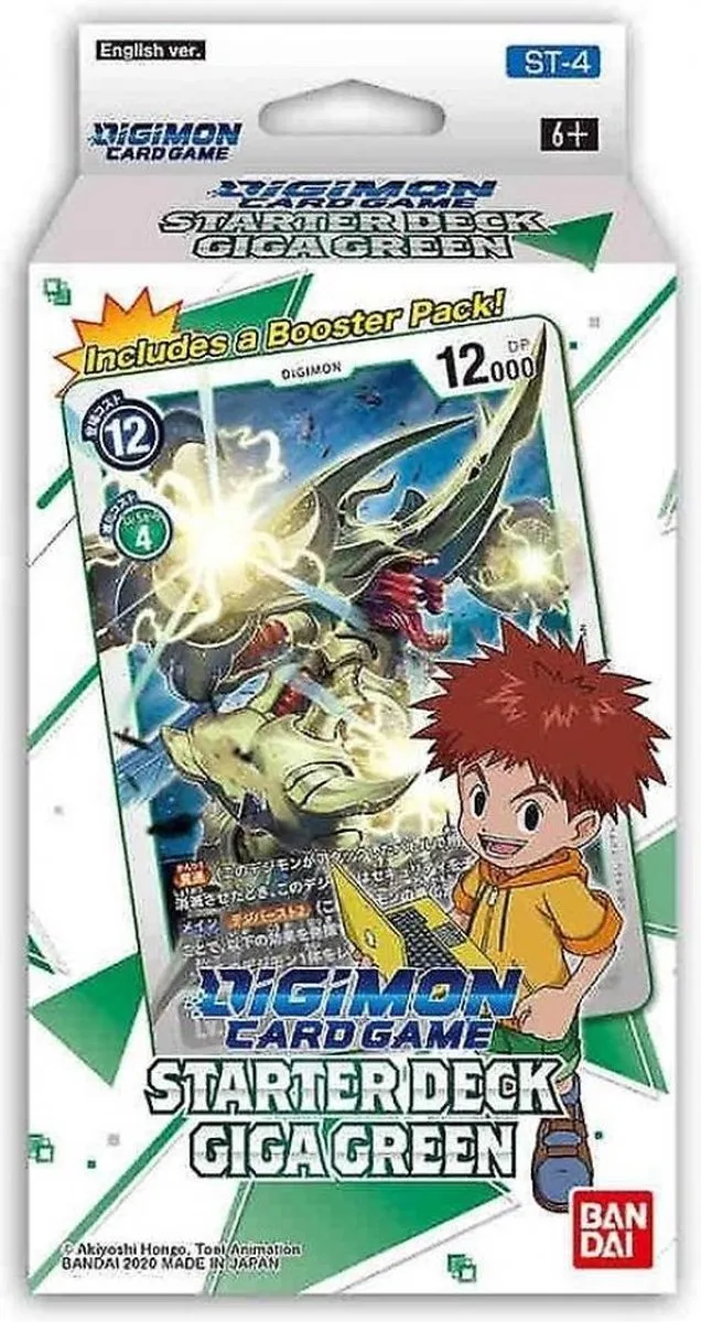 Bandai Namco Digimon TCG Starter Deck Giga Green