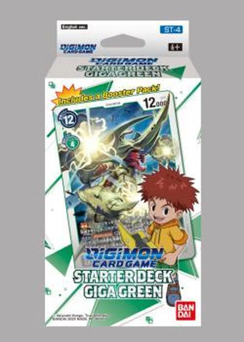 Bandai Namco Digimon TCG Starter Deck Giga Green