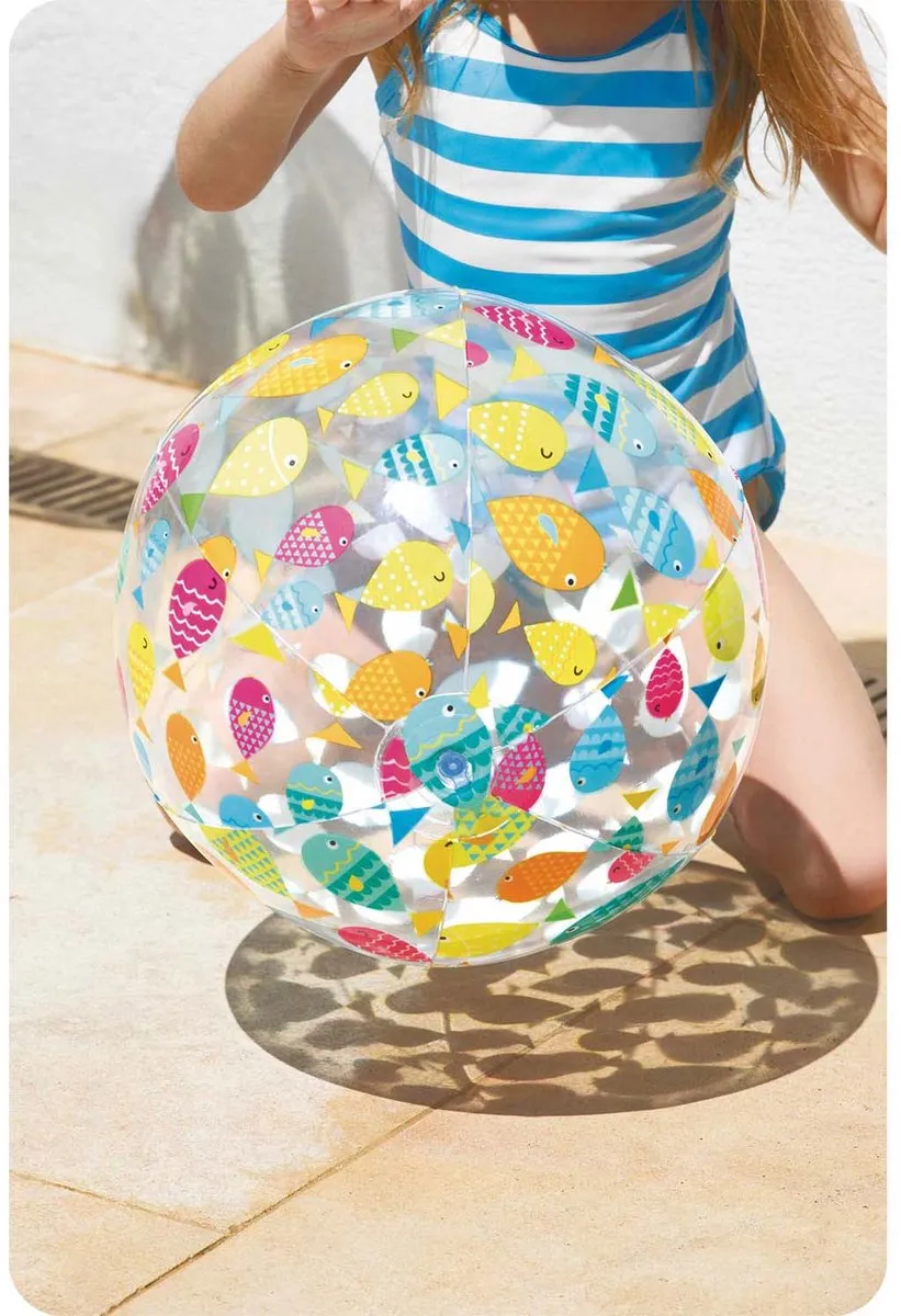 Intex Opblaasbare Strandbal Vrolijke Visjes 51cm - 59040