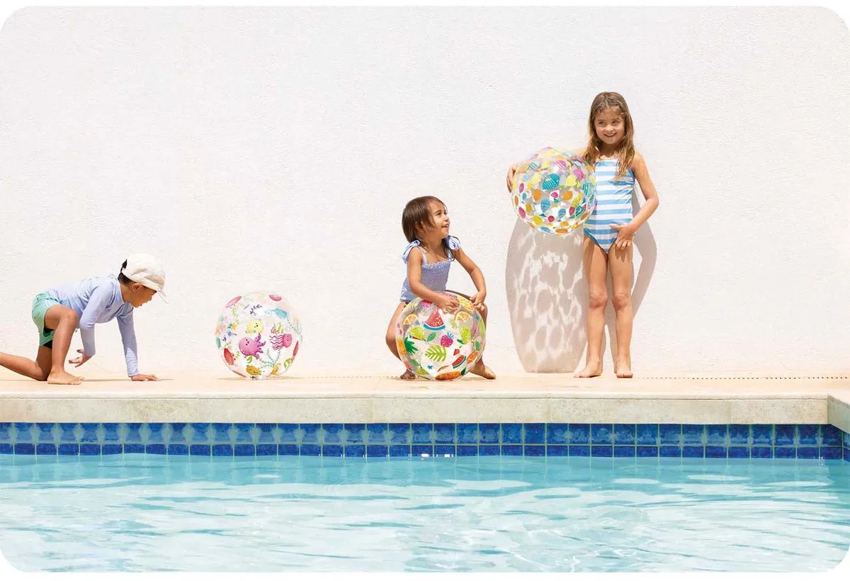 Intex Opblaasbare Strandbal Vrolijke Visjes 51cm - 59040