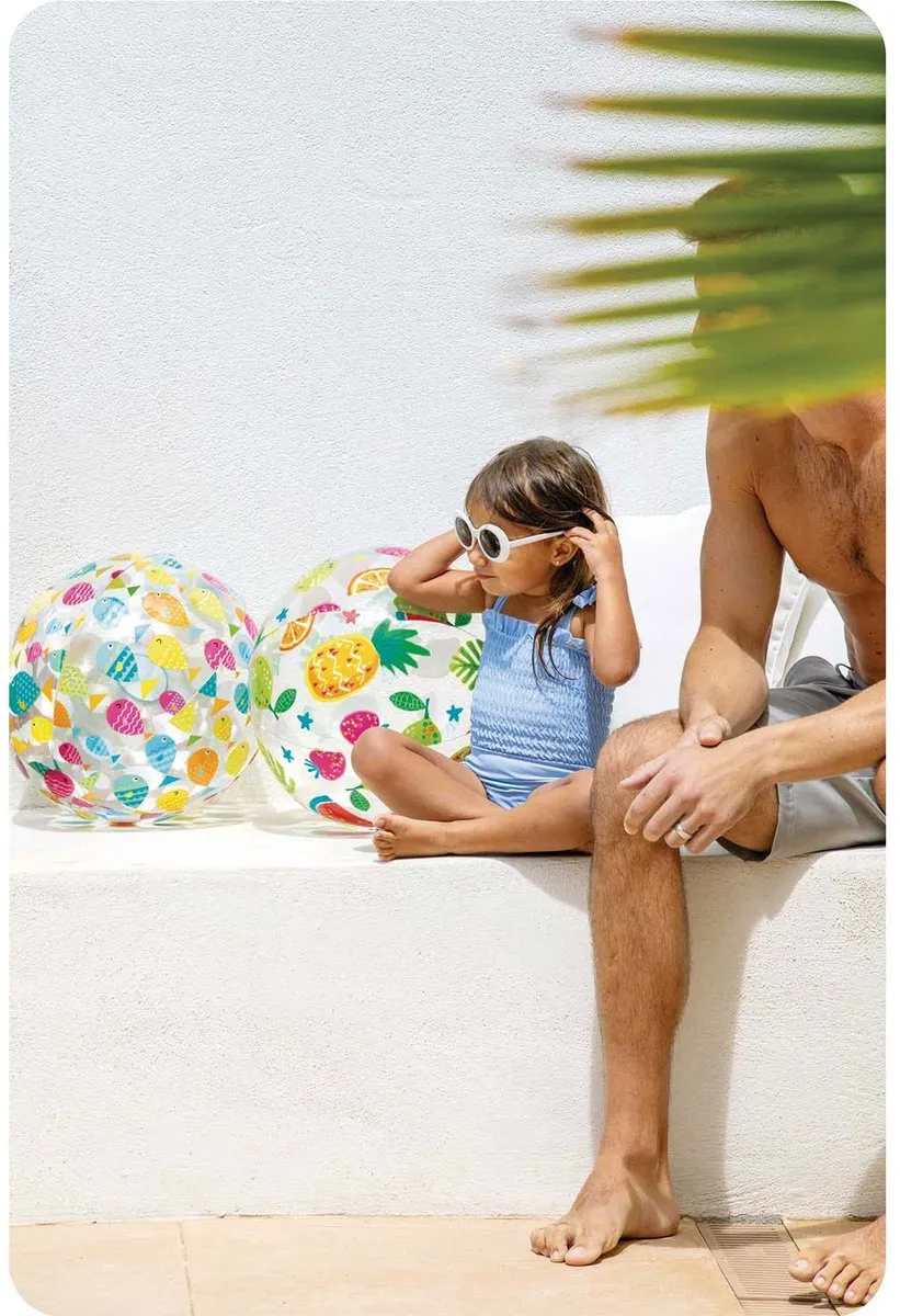Intex Opblaasbare Strandbal Vrolijke Visjes 51cm - 59040
