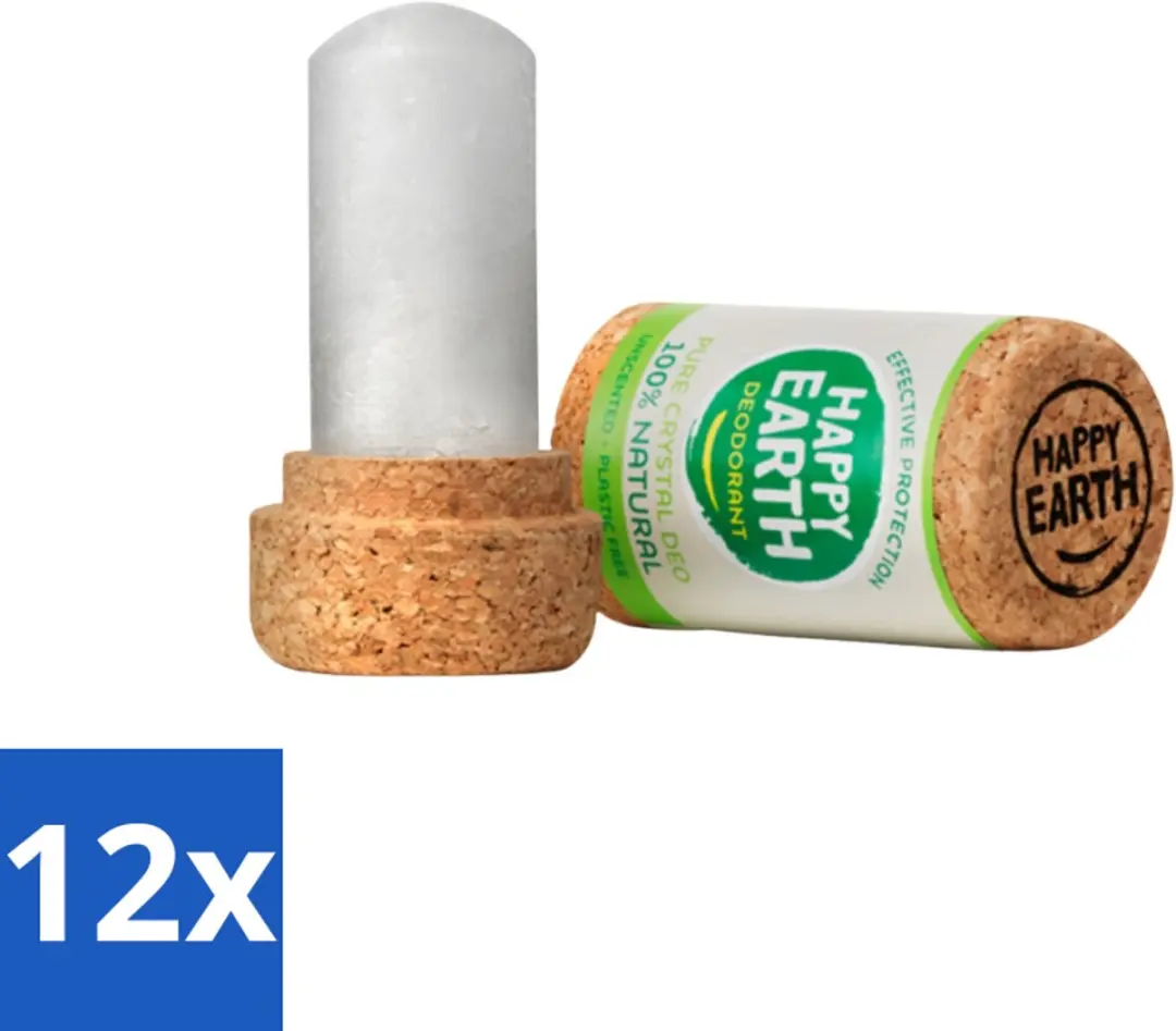 Happy Earth Deodorant Crystal Unscented 90g