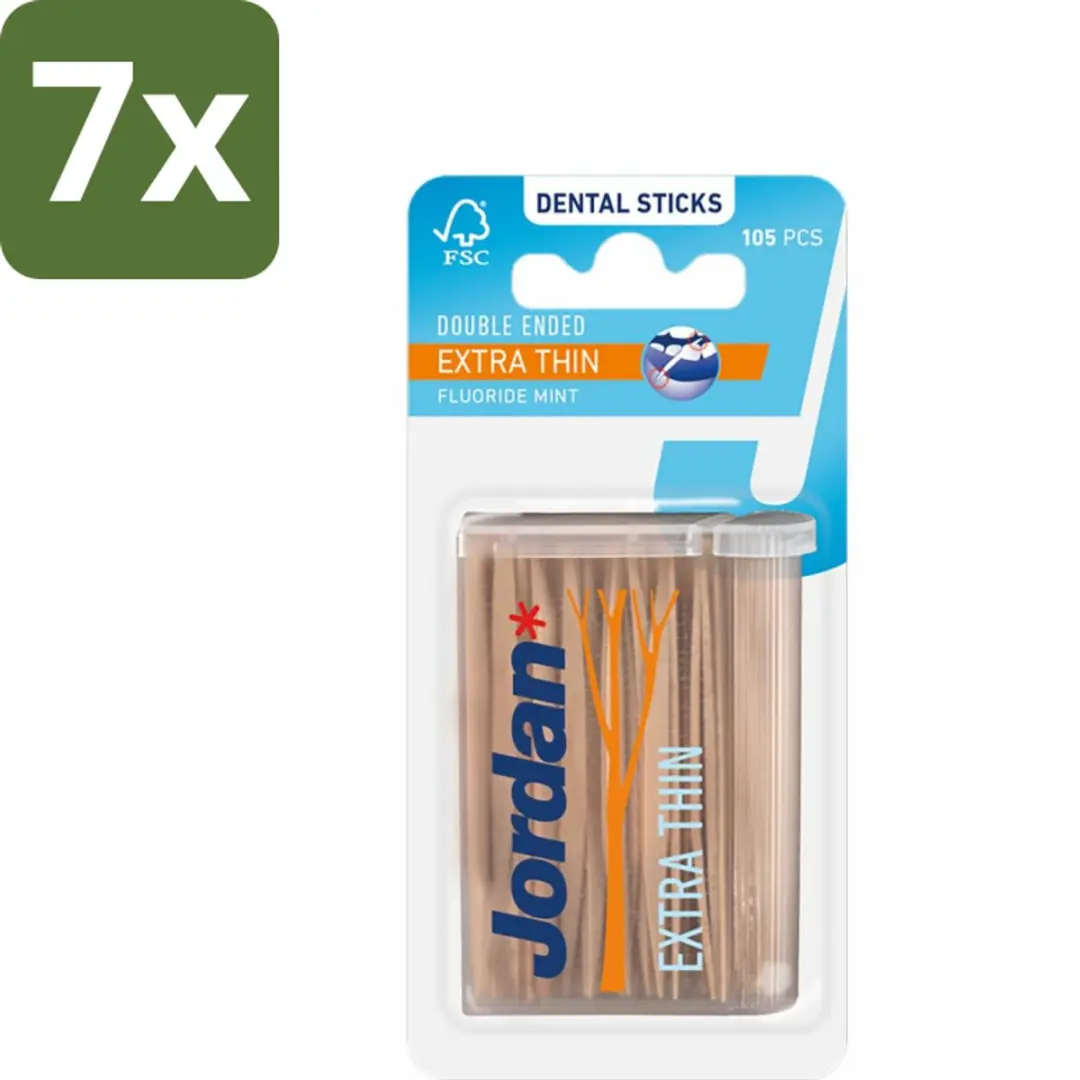 Jordan Tandenstokers Double Ended Extra Thin
