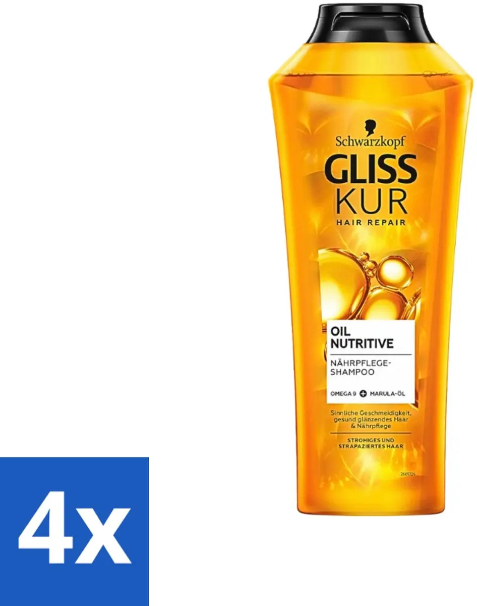Gliss Kur Oil Nutritive Shampoo 400ml
