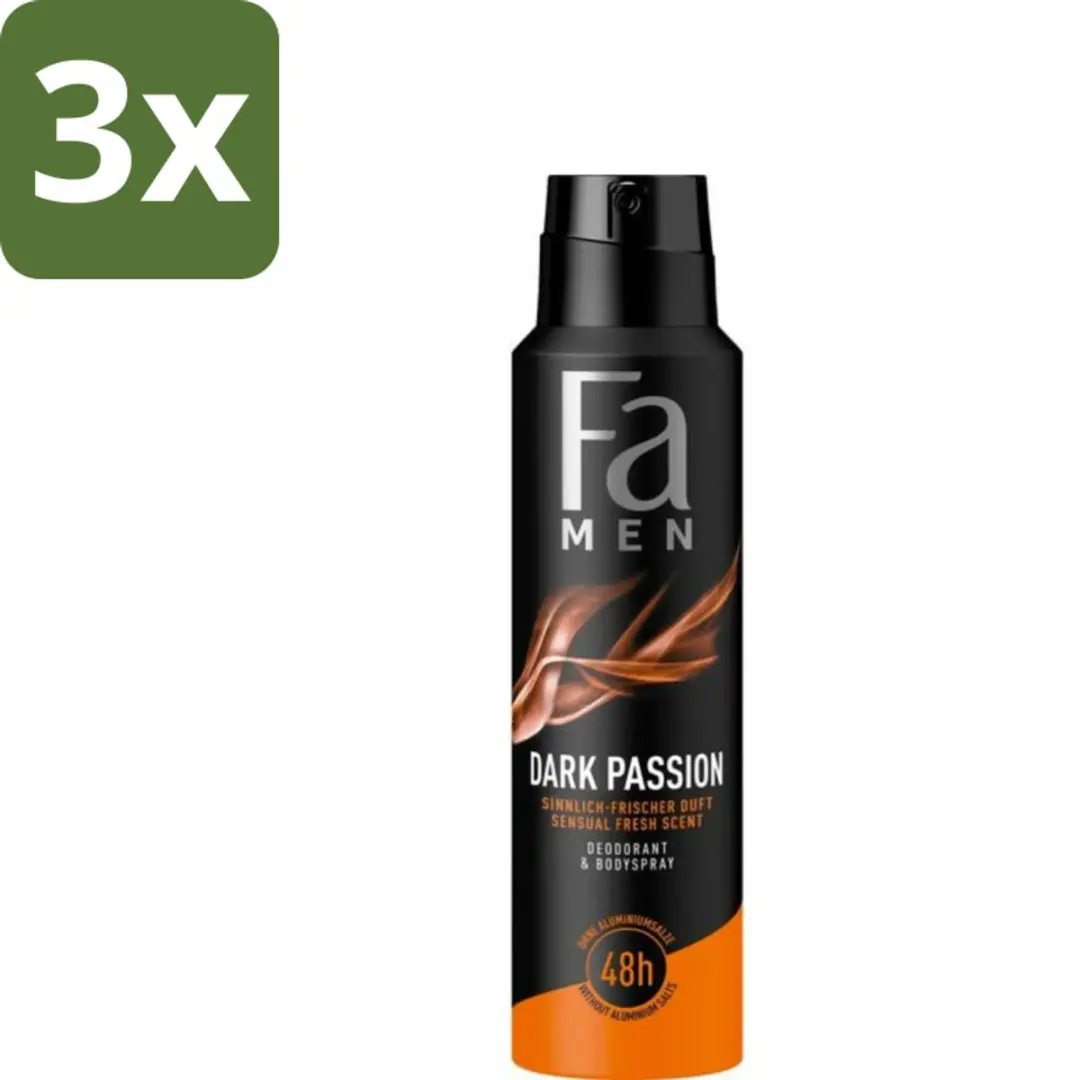 Fa Men Dark Passion Deodorant Spray 450ml