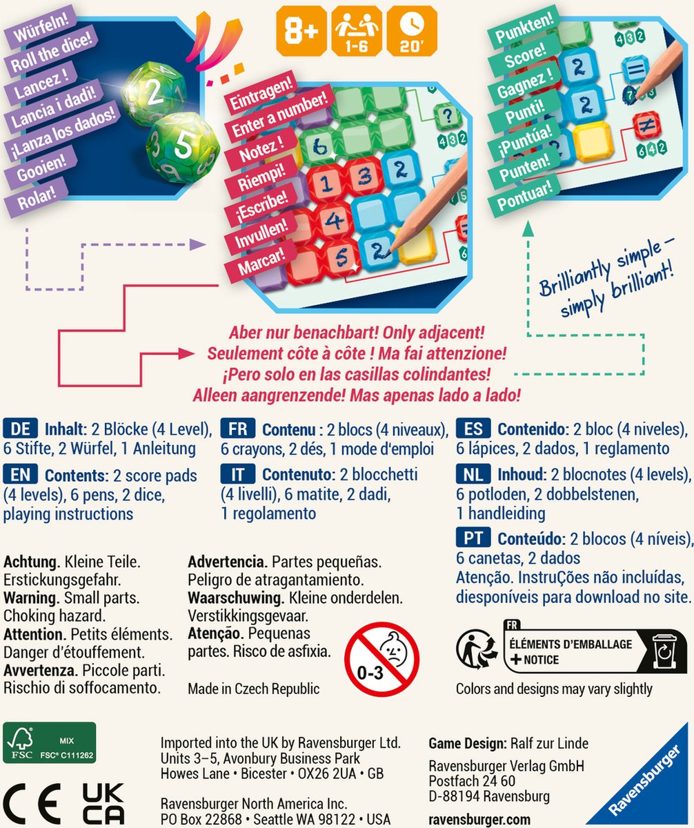 Ravensburger Denkspel - Brilliant - Plezier voor het Hele Gezin