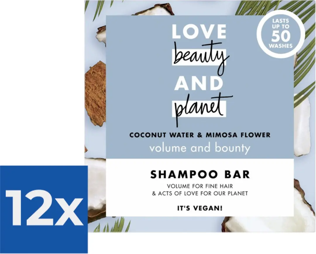 Love Beauty and Planet Shampoo Bar Coconut Water & Mimosa Flower