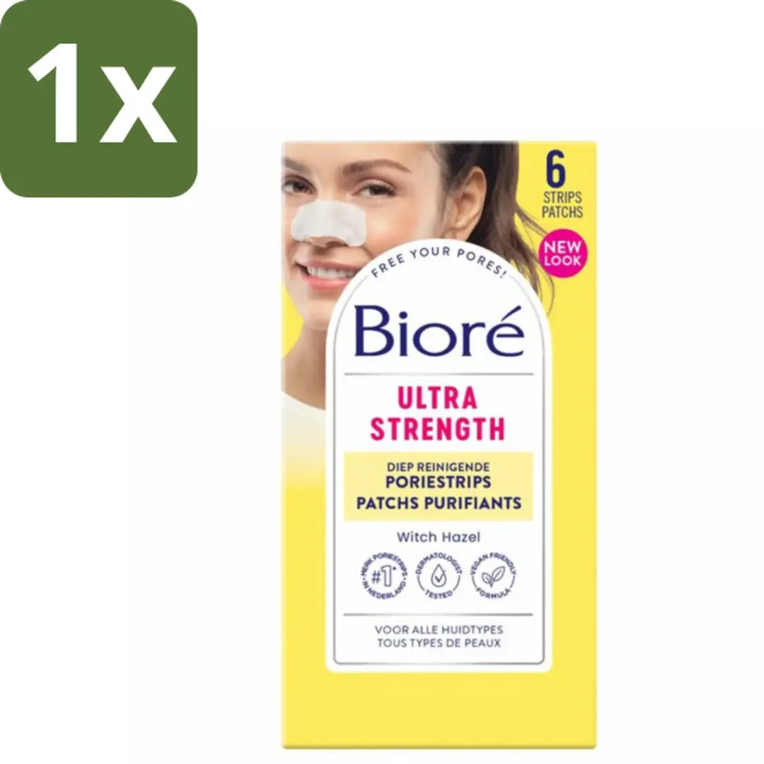 Bioré Ultra Diep Reinigende Poriestrips 6 Stuks