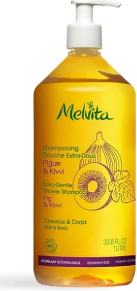 Melvita Extra Zachte Shampoo Kiwi-Vijg 1000ml