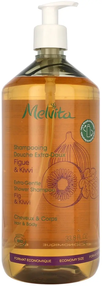 Melvita Extra Zachte Shampoo Kiwi-Vijg 1000ml