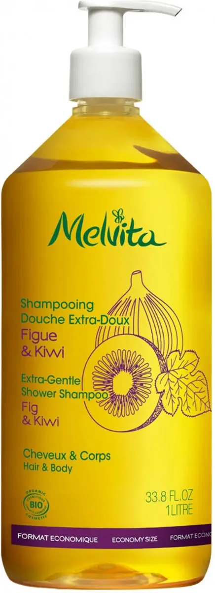 Melvita Extra Zachte Shampoo Kiwi-Vijg 1000ml