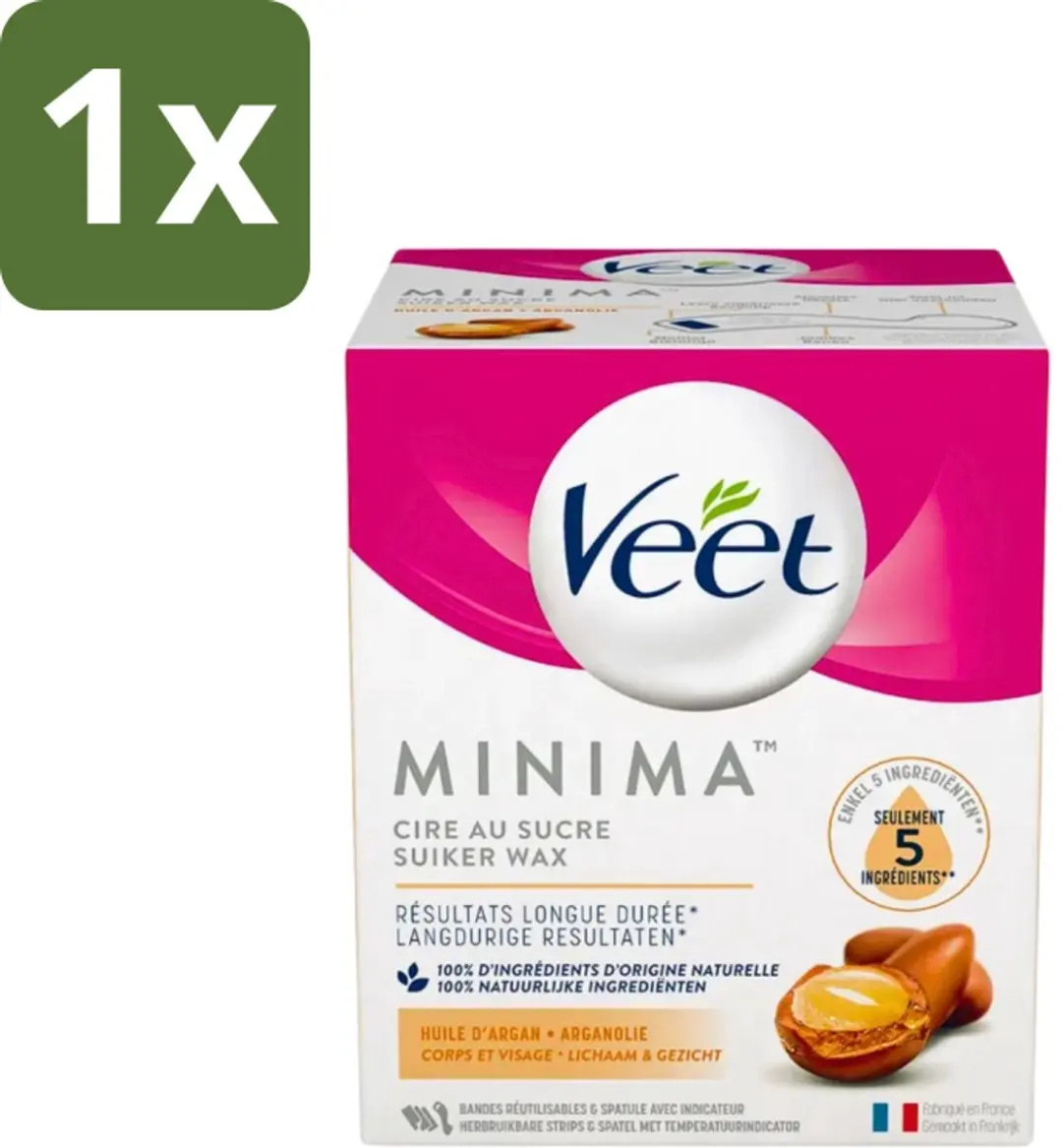 Veet Warme Wax Minima Arganolie 250ml