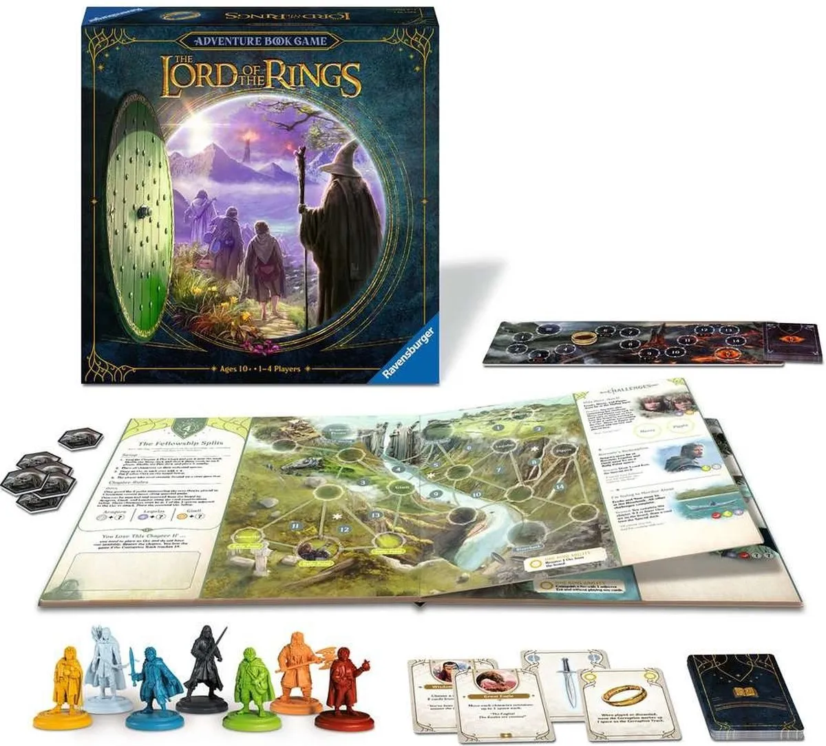 Ravensburger Lord of the Rings Adventure Book Bordspel - 1-4 Spelers
