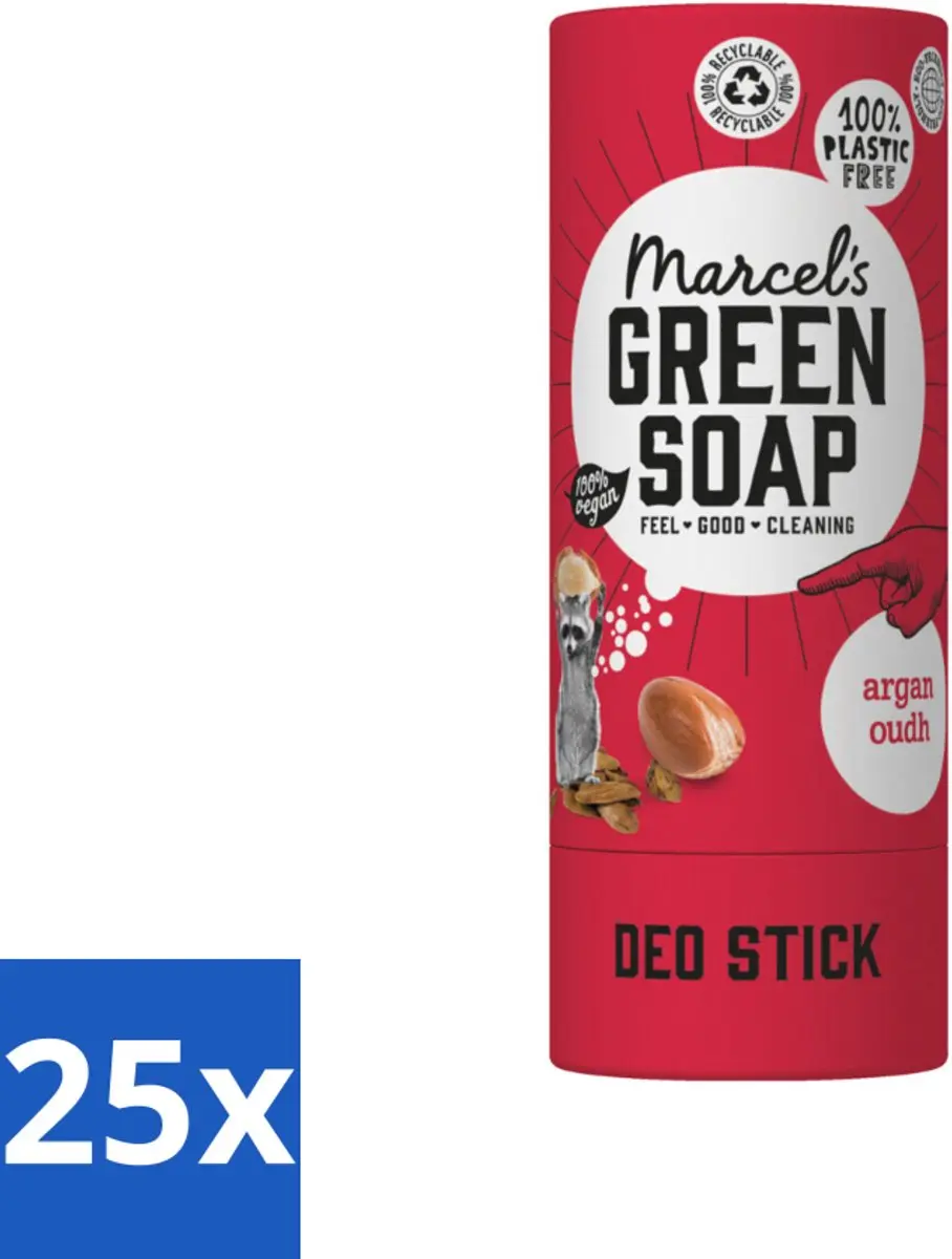 Marcel's Green Soap Deodorant Stick Argan & Oudh 40g