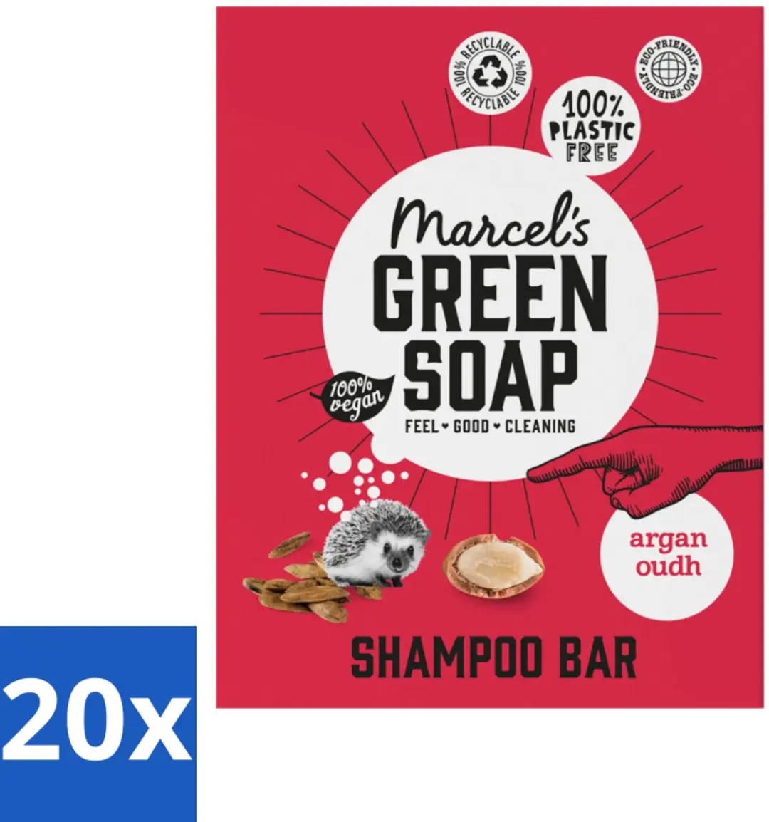 Marcel's Green Soap Shampoobar Argan & Oudh