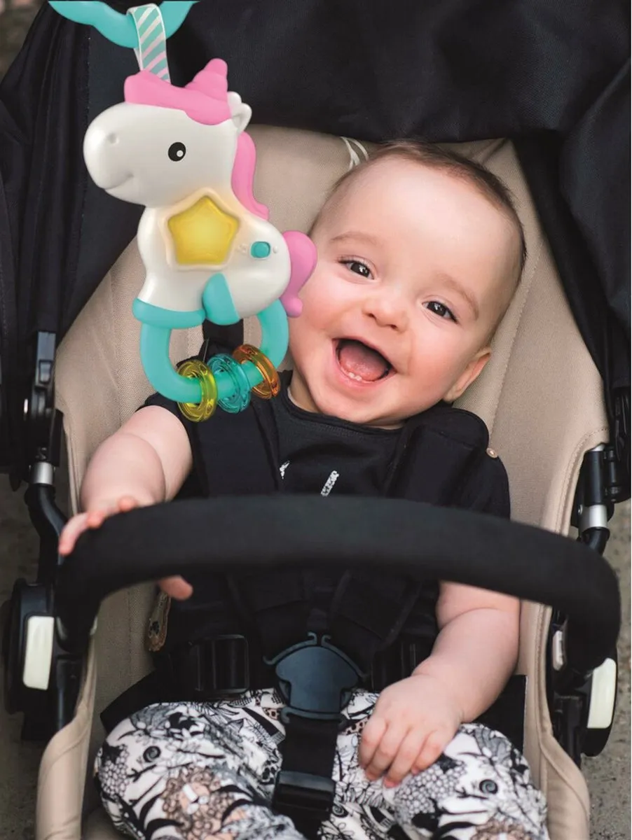 Clementoni Baby Elektronische Eenhoorn Rammelaar - vanaf 3 maanden