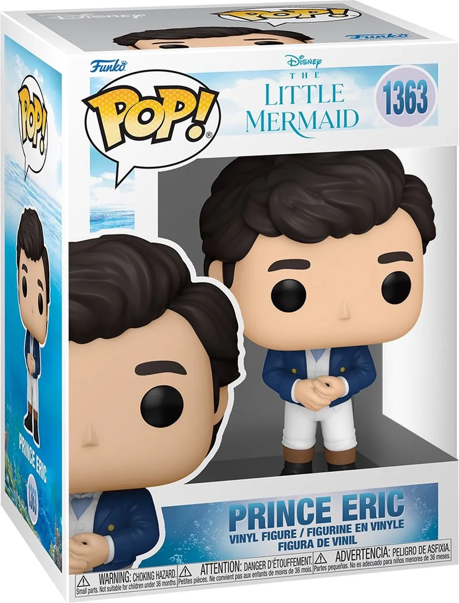 Funko POP! Prince Eric The Little Mermaid 70734 - 9cm - Multicolor