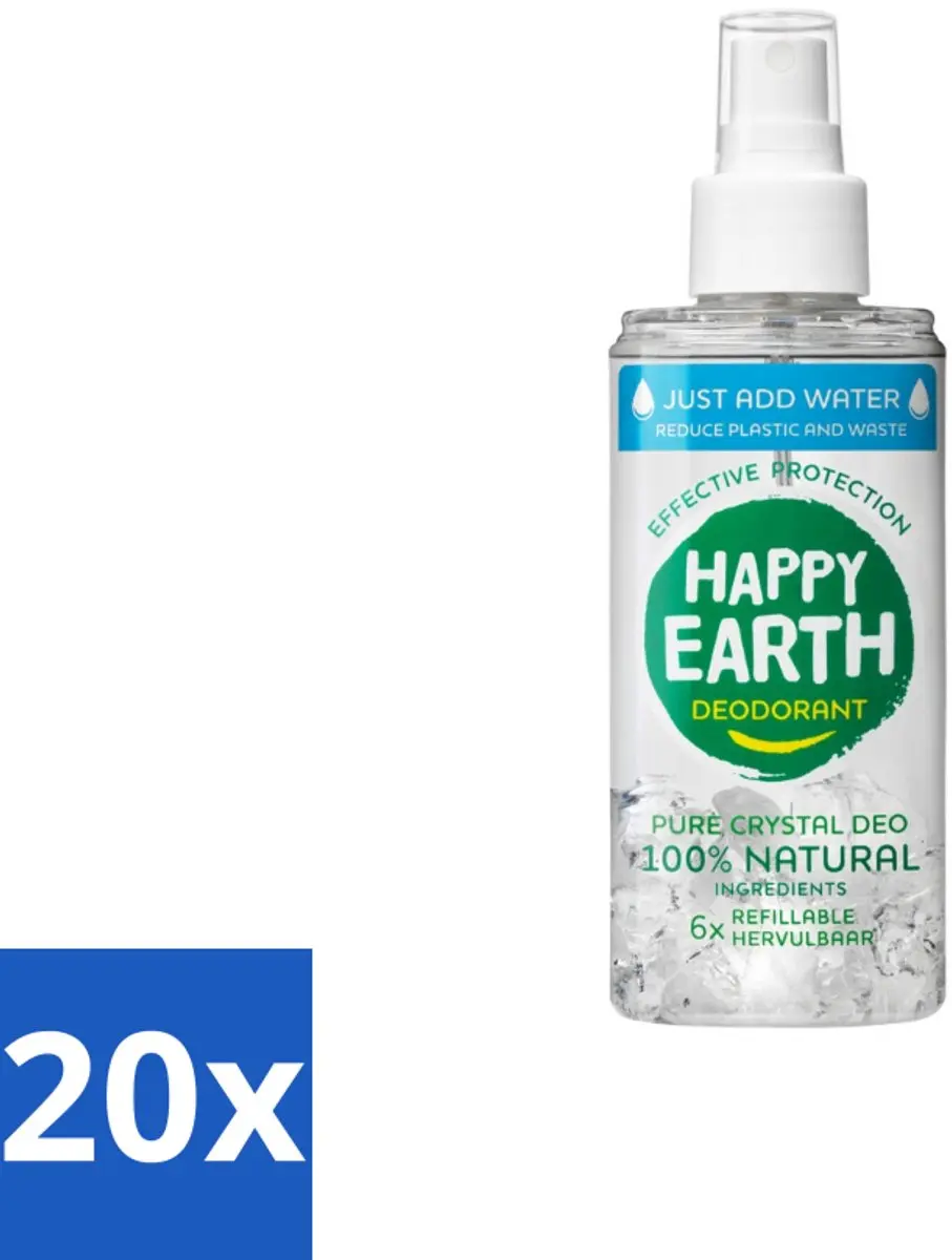 Happy Earth Just-Add-Water Deo Spray Unscented 100ml