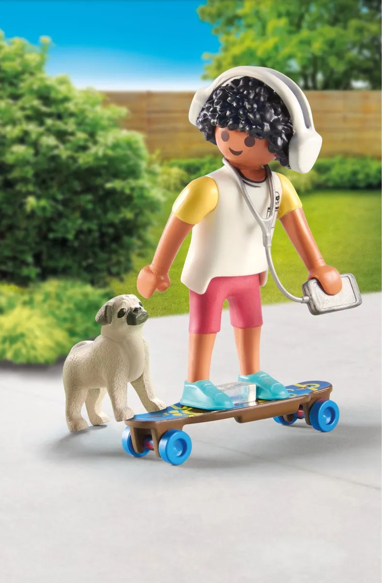 Playmobil My Life Jongen met Hond 71612 - Multicolor