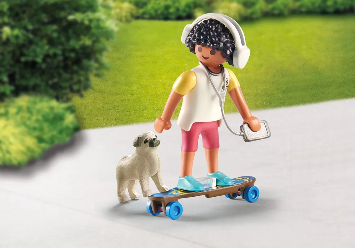 Playmobil My Life Jongen met Hond 71612 - Multicolor