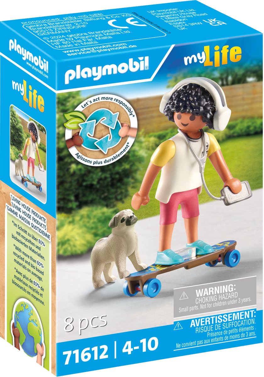 PLAYMOBIL My Life Jongen met hond - 71612