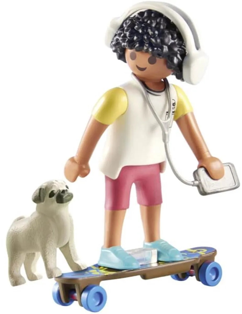 Playmobil My Life Jongen met Hond 71612 - Multicolor