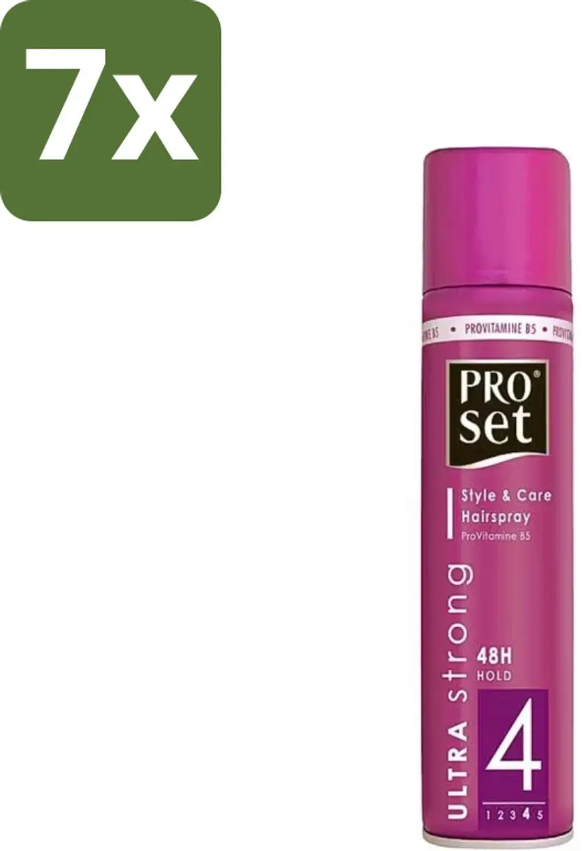 Proset Haarspray Ultra Sterk 250ml - 7 Stuks