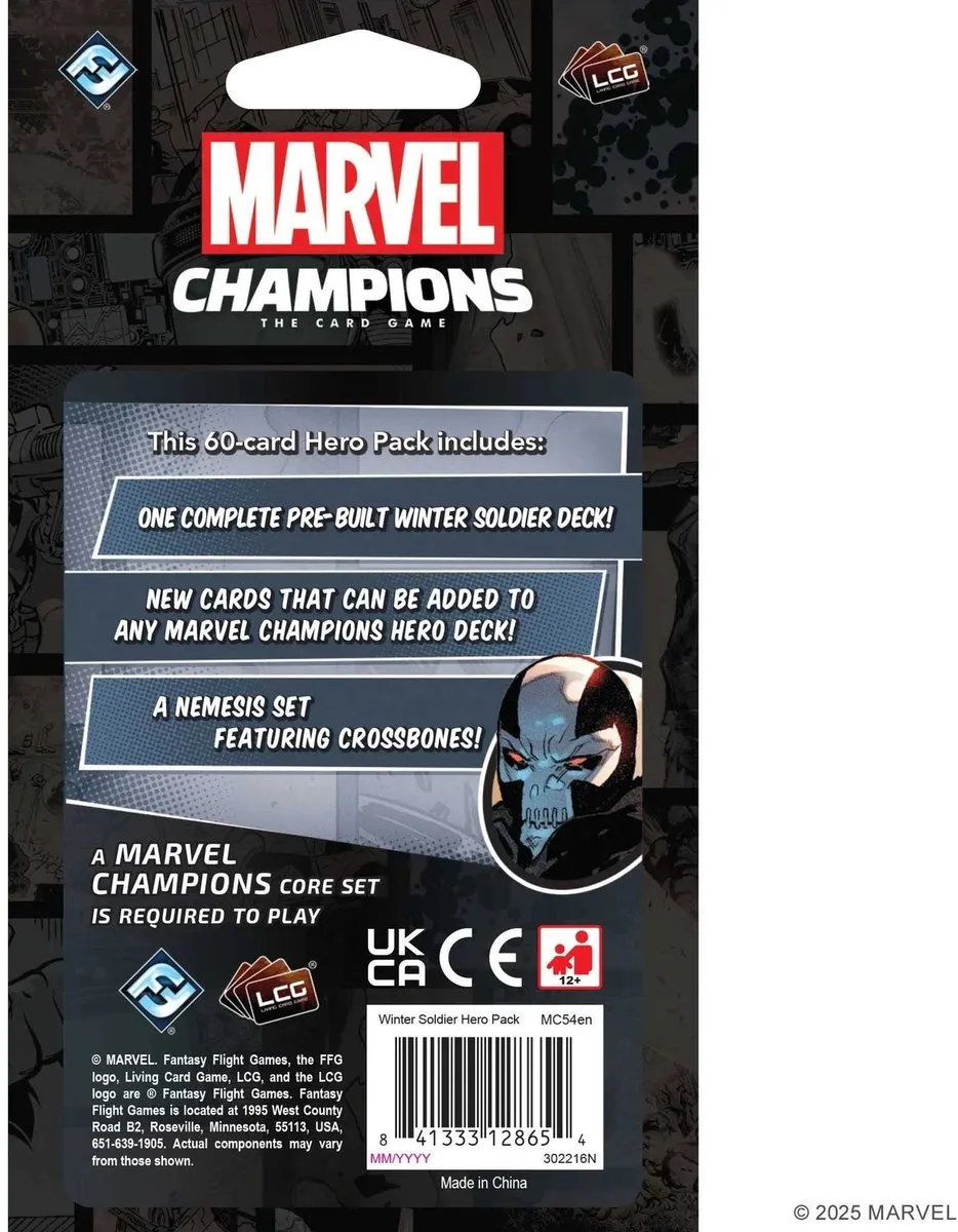 Asmodee Marvel Champions Winter Soldier Hero Pack - Kaartspeluitbreiding
