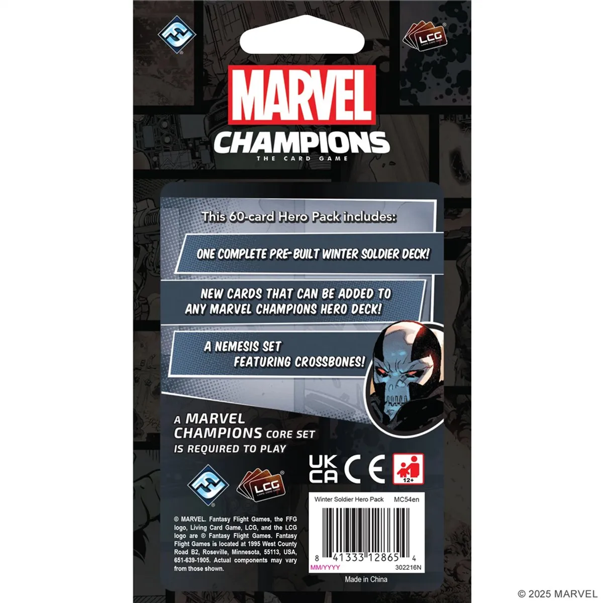 Asmodee Marvel Champions Winter Soldier Hero Pack - Kaartspeluitbreiding
